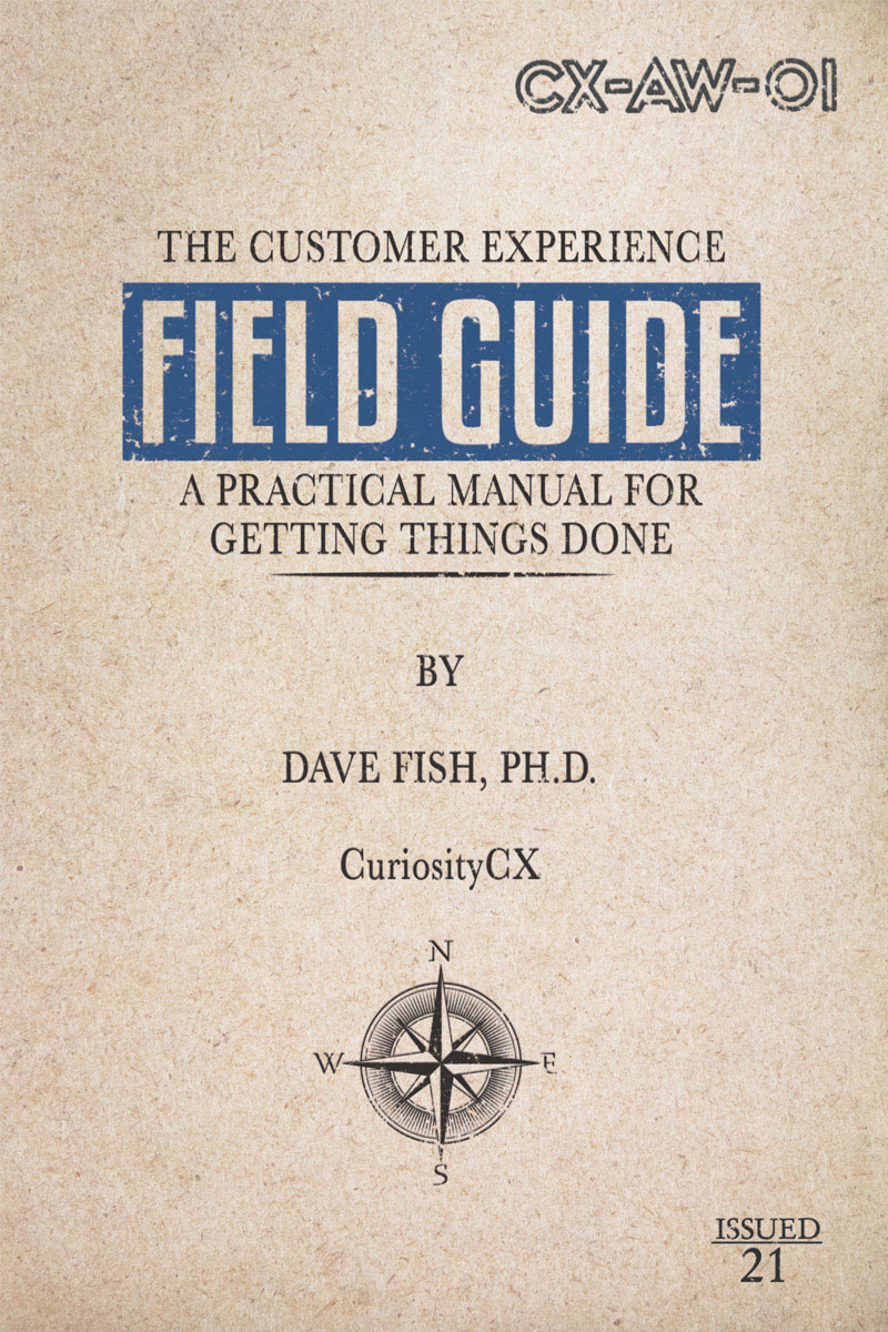 Book cover - The Customer Experience Field Guide